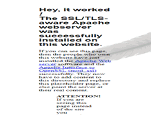 Tablet Screenshot of mail.linux-sxs.org